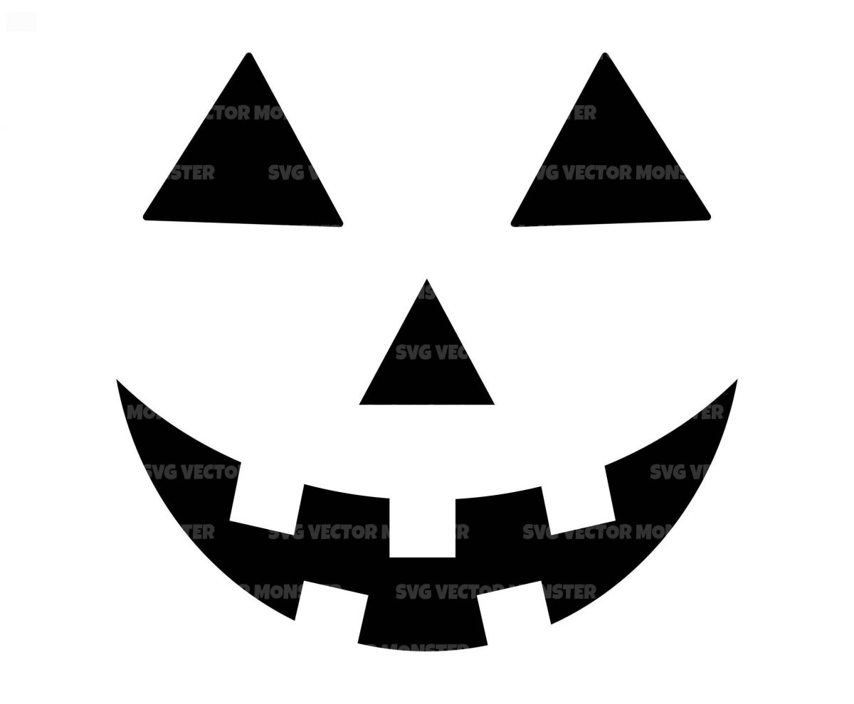 Halloween Pumpkin Face Svg Jack O Lantern Svg for Cricut Silhouette