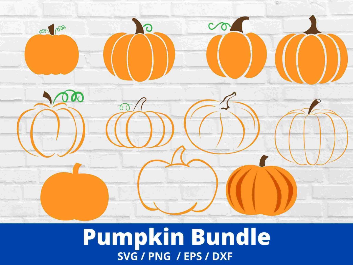 Halloween Pumpkin SVG Bundle for Commercial Use