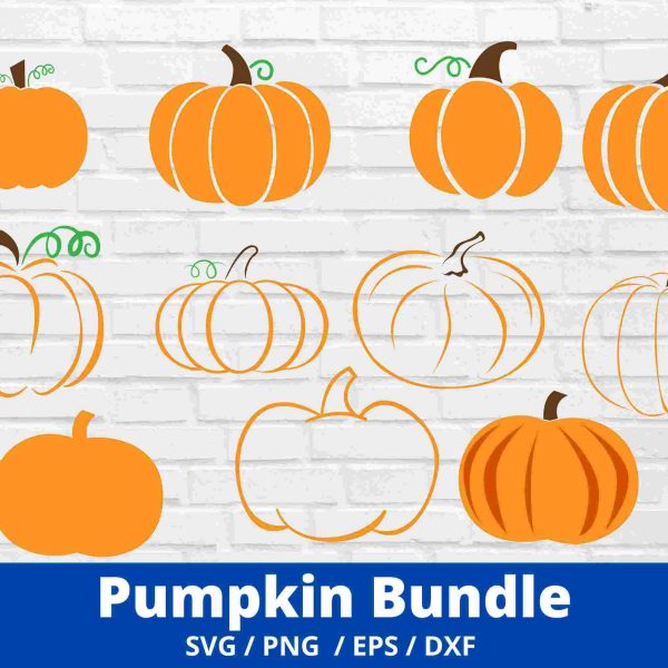 Halloween Pumpkin SVG Bundle for Commercial Use