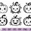 Halloween Pumpkin Svg Bundle Spooky Cut Files Instant Download