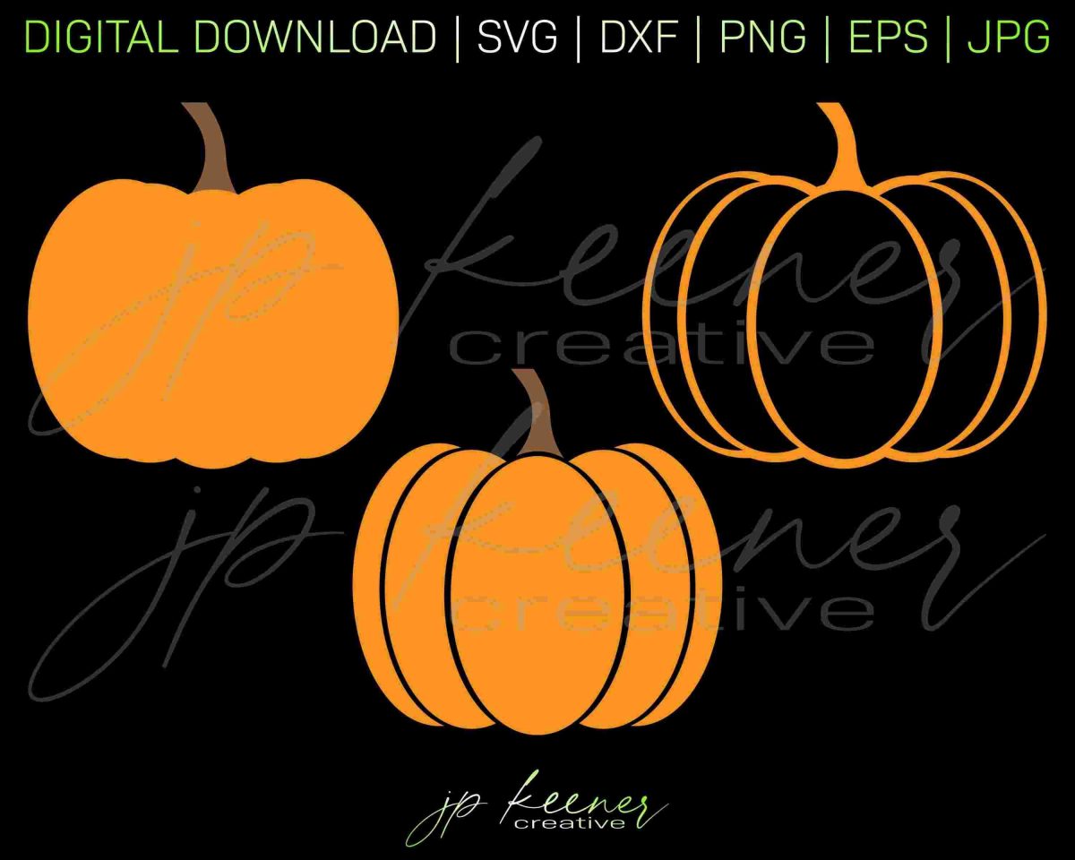 Halloween Pumpkin SVG DXF Bundle for Cricut Silhouette Digital