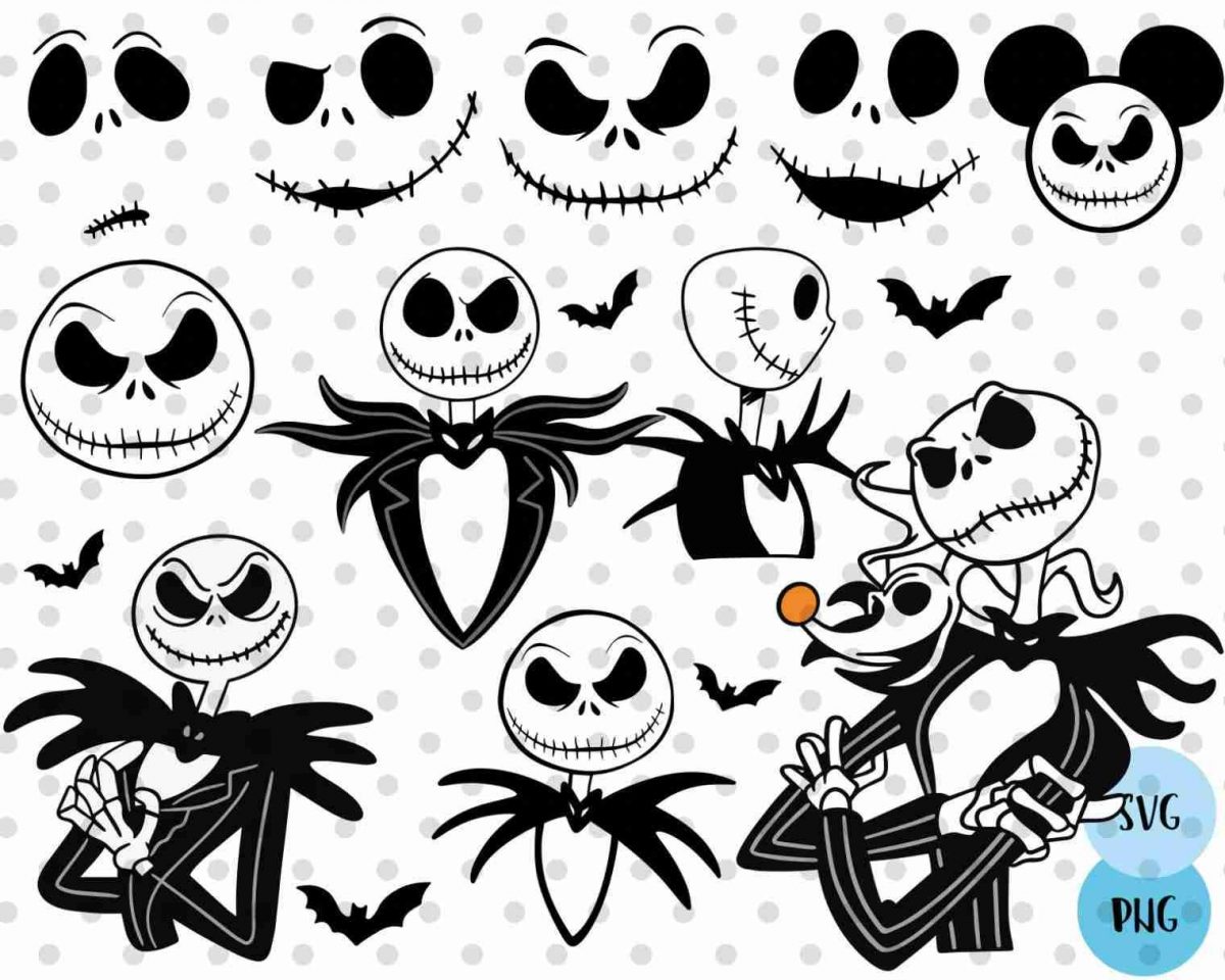 Halloween SVG Bundle Jack Nightmare Skeleton Pumpkin King