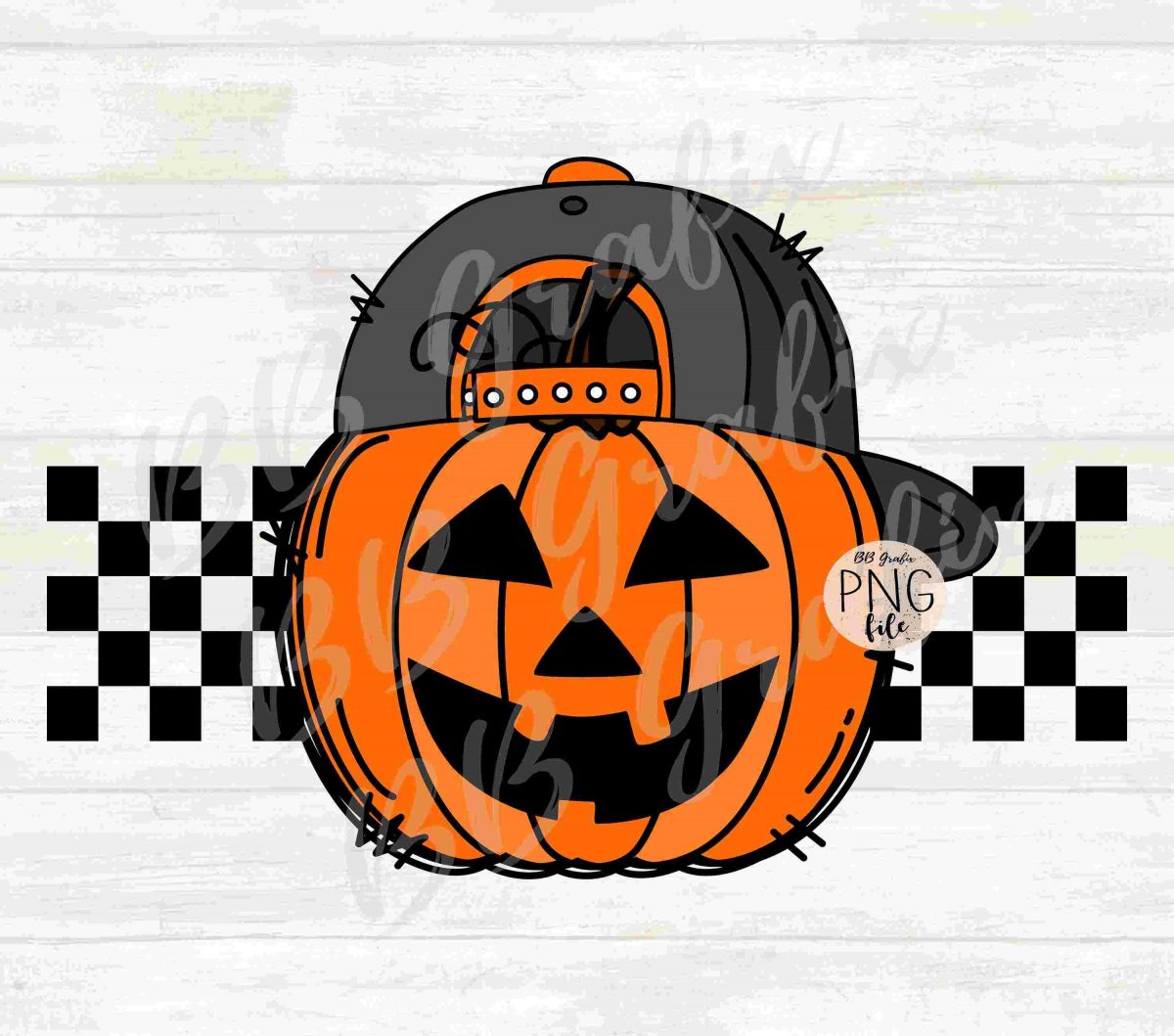 HandDrawn Halloween Pumpkin Face SVG Doodle Boy Kid Fall Clip Art