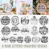 Handlettered Christmas SVG Bundle 1 Festive Cut Files Believe in