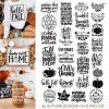 Handlettered Fall SVG Bundle Autumn Thanksgiving Designs Pumpkin