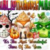 Happy Hallothanksmas Coffee PNG, Coffee Clipart, Fall PNG, Halloween png, Christmas PNG, Western Png, Instant Download, Sublimation Design