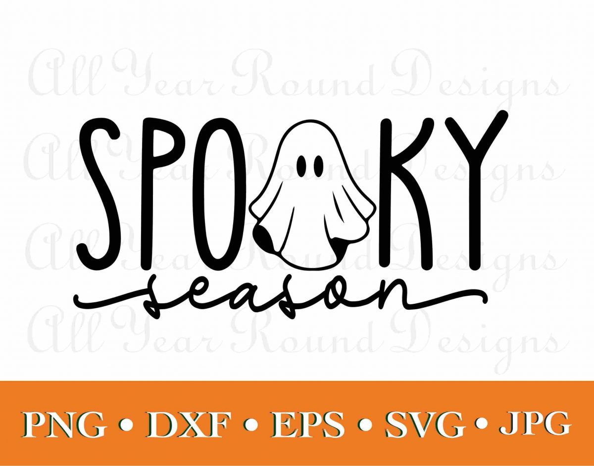 Haunted Halloween Ghost SVG PNG DXF Eps Jpg Cut File Cricut