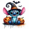 High Res Halloween SVG PNG Stitch Design for Sublimation Instant