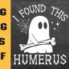 Hilarious Halloween Humor Ghostly SVG Bonerattling PNG