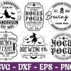 Hocus Pocus SVG Bundle Sanderson Sisters Black Flame Candle Brewing