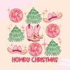 Howdy Christmas Png, Cowgirl Christmas Png, Retro Christmas Png, Pink Christmas Shirt Design, Western Sublimation Designs, Western Png