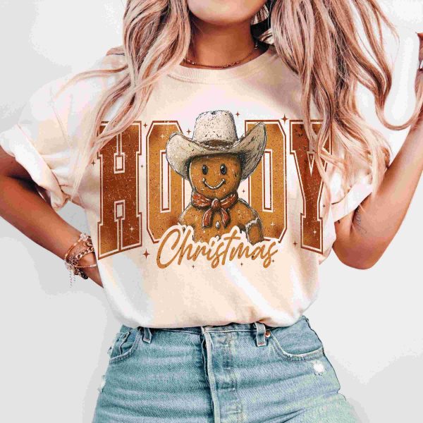 Howdy Chrsitmas Gingerbread man PNG, Christmas Season Png, Christmas western PNG, Christmas png, Retro Christmas Shirt PNG, howdy png files