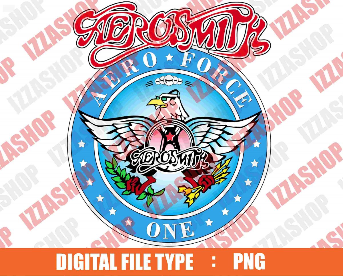 Instant Download Aerosmith Sublimation Design in PNG Format