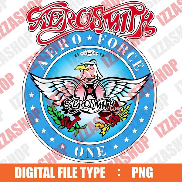 Instant Download Aerosmith Sublimation Design in PNG Format