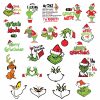 Joyful Christmas Bundle Festive svg and png Cut Files for Cricut