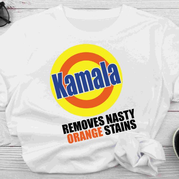 Kamala Harris 2024 Banish Orange Stains Vote for Change SVG