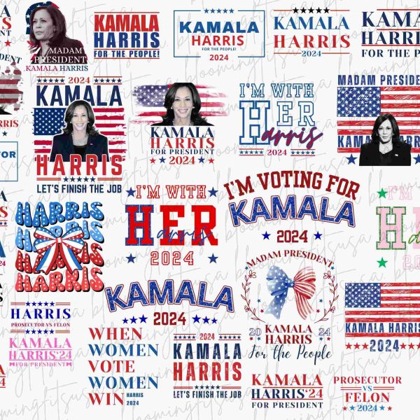 Kamala Harris 2024 Bundle PNG President Prosecutor Showdown