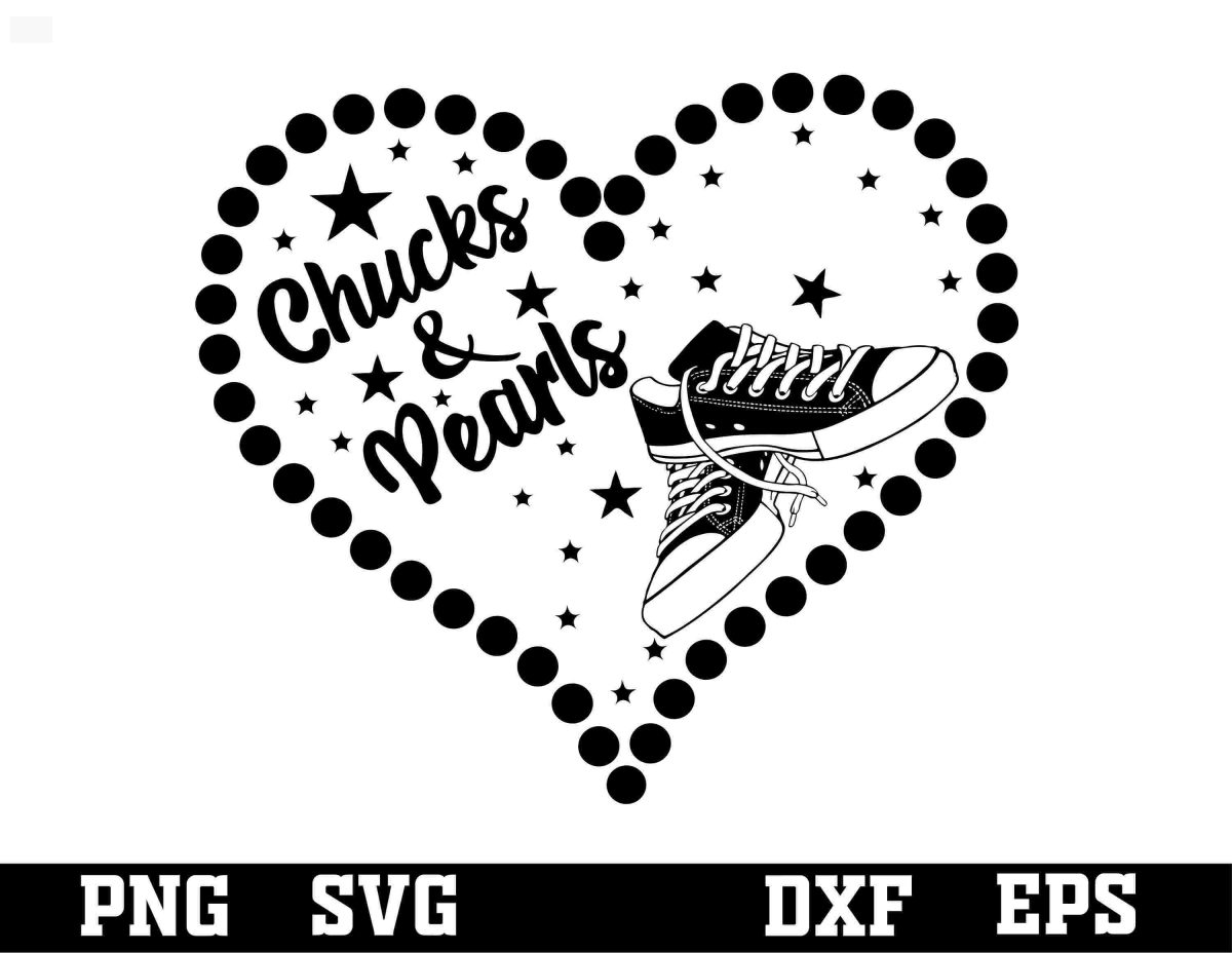 Kamala Harris 2024 SVG Chic Chucks Pearls Design