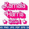 Kamala Harris 2024 SVG PNG President Digital