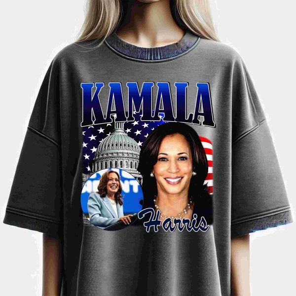 Kamala Harris 2024 Vintage Shirt SVG 90s Retro Design Digital