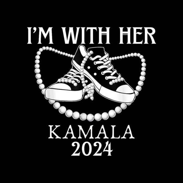 Kamala Harris Chucks Pearls 2024 Election SVG