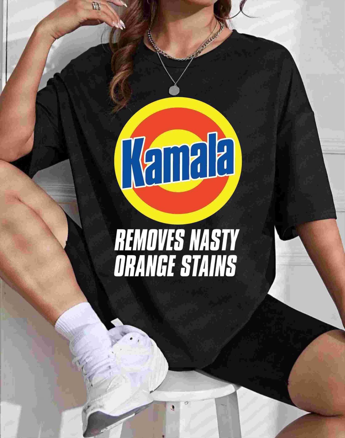 Kamala Harris Cleans Up Orange Stains with SVG for 2024 Election