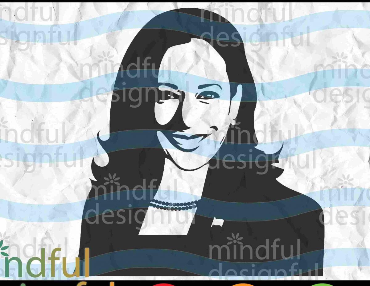 Kamala Harris Clipart Silhouette SVG PNG Sublimation File