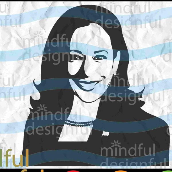 Kamala Harris Clipart Silhouette SVG PNG Sublimation File