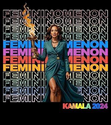 Kamala Harris PNG Downloadable Femininomenon President Image with