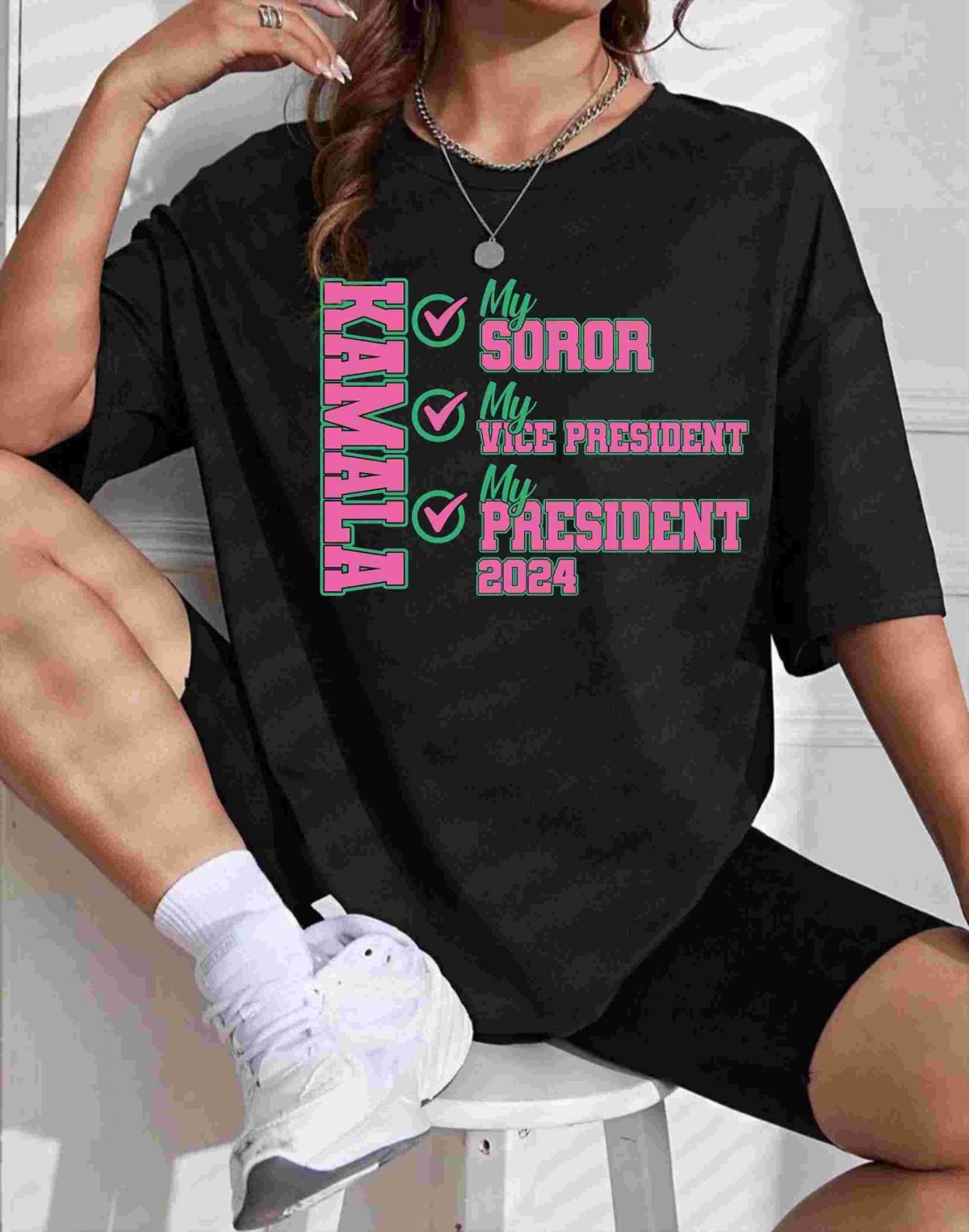 Kamala Harris Soror President Shirt Image First Female President SVG