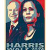 Kamala Harris Tim Walz SVG PNG Bundle Transparent Background Designs