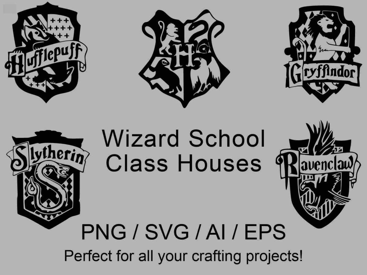 Magical Class House Graphics Pack svg ai png for Silhouette Circuit