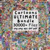 Massive 30k Cartoon SVG Bundle All Shop Files Included SVG PNG Font