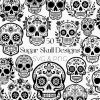 Mexican Sugar Skull Clipart Bundle with SVG and PNG for Day Of The