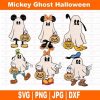 Mickey Ghost Halloween Bundle Friends Magic Kingdom Characters Svg