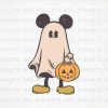 Mickey Ghost Halloween png Not So Scary Disney Pumpkins svg