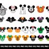 Mickey Minnie Halloween SVG for Kids Cartoon Mouse Halloween