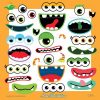 Monster Face SVG Clipart for Party Decor Birthday Graphic