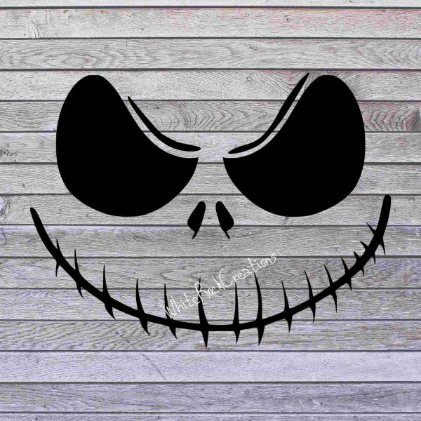 Nightmare Before Christmas Jack Skellington SVG PNG DXF EPS JPG