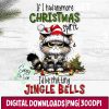 Overflowing Festive Cheer Jingle Bell Cat SVG Christmas Sublimation