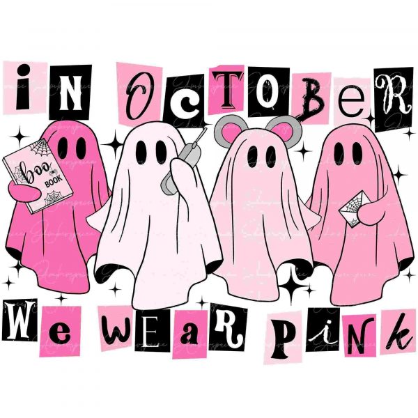 Pink Halloween SVG PNG Collection Ghosts Boo and More