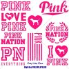 Pink Nation SVG Bundle Adorable Pink Dog svg png dxf eps