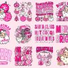 Pink Retro Christmas PNG Bundle for Festive Shirt Designs