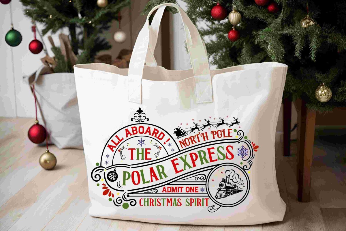 PNG ~ Polar Express All Aboard ~ Sublimation - Santa - Digital Image - Holiday - Christmas - North Pole