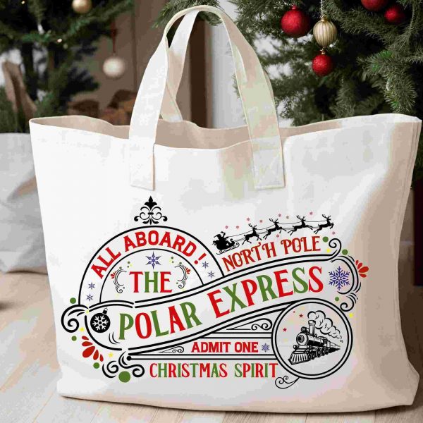 PNG ~ Polar Express All Aboard ~ Sublimation - Santa - Digital Image - Holiday - Christmas - North Pole