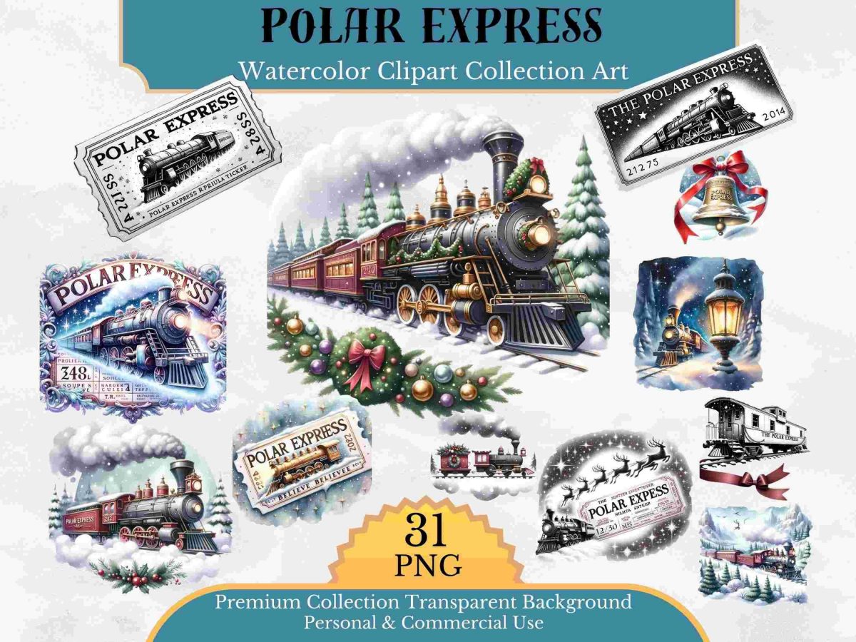 Polar express png sublimation design, Merry Christmas png, happy new year png, polar express train png, sublimate designs,Train Tickets