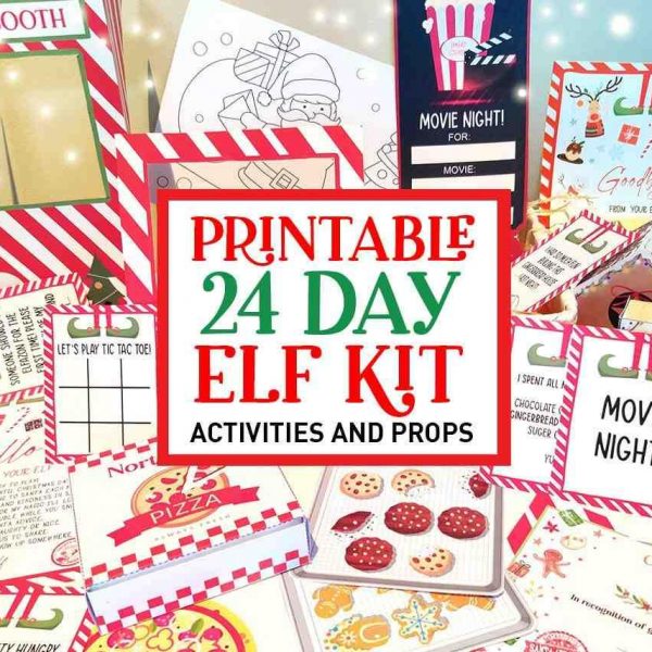 Printable Elf Kit 24 Days Bundle Christmas Elf Props Kit Instant Download Elf Activities Elf Arrival Elf Letters Elf Ideas Games Bundle DIY