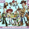 Printable Toy Story Clipart Bundle 60 PNG Images for Birthday Parties