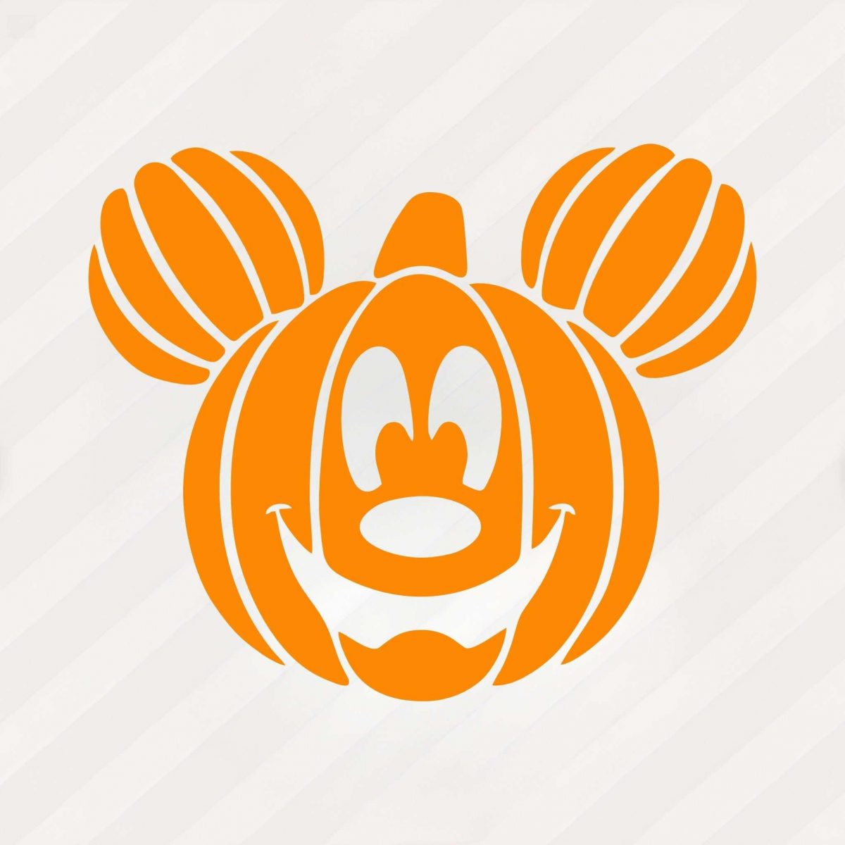 Pumpkin Mickey Head Halloween Fusion Print Fun Digital Svg Png