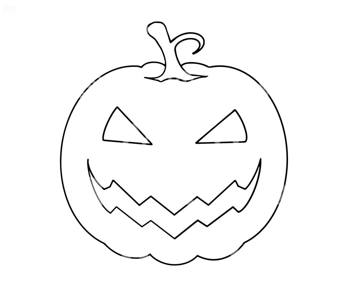 Pumpkin Outline Svg for Halloween Fall Cut File Vector Clipart